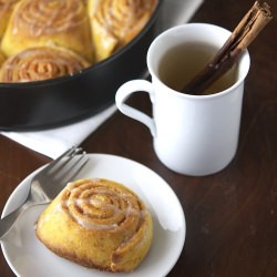 Vegan Pumpkin Cinnamon Snails - Recipe photo by TheIronYou