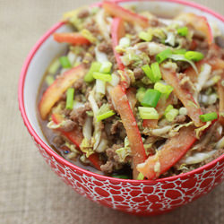 Mongolian Beef with Peppers - Recipe photo by simplycooked