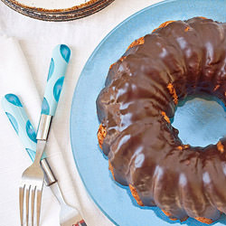 Good & Easy Chocolate Satin Glaze - Recipe photo by nancy baggett-kitchenlane