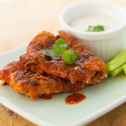 Healthier Buffalo Chicken - Recipe photo by thetomatotart