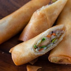 Vegetable Egg Rolls - Recipe photo by steamykitchen
