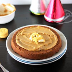 PB Carrot Doggie Cake - Recipe photo by curiouscountrycook