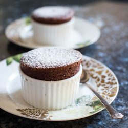 Nutella Souffles - Recipe photo by LickMySpoon