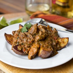 Spicy, Tequila-Lime Pork Stew - Recipe photo by thecozyapron