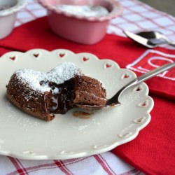 Chocolate Molten Lava Cakes - Recipe photo by bekita