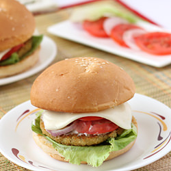 Aloo Tikki Burger - Recipe photo by foodviva