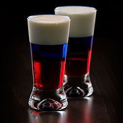 Stars and Stripes Shot - Recipe photo by kulinarny-swiat