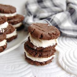 Cream-Filled Chocolate Sandwiches - Recipe photo by EmilyCGardner