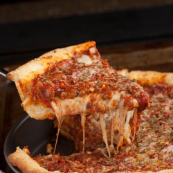 Chicago Deep Dish Pizza - Recipe photo by chewoutloud