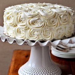 Red Velvet Cinnamon Layer Rose Cake - Recipe photo by TidyMom