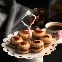 Coffee & Cognac Macarons - Recipe photo by Lolah