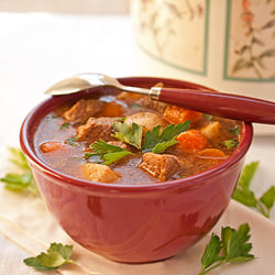 Tangy Crock Pot Beef & Veggie Stew - Recipe photo by nancy baggett-kitchenlane