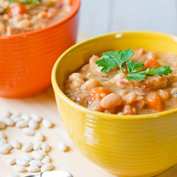 Hearty Northeast Bean Soup - Recipe photo by The Midnight Baker