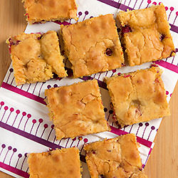 Raspberry White Choc Brownie - Recipe photo by strudelandcream