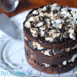 Chocolate Mallow Layer Cake - Recipe photo by TheDustyBaker