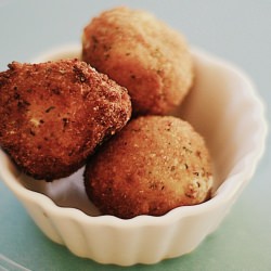 Deep Fried Butter Balls - Recipe photo by veggiechick