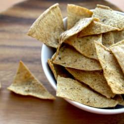 Baked Pita Chips - Recipe photo by thetastybite