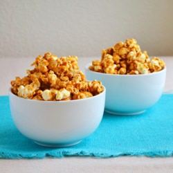 Easy Caramel Corn - Recipe photo by dinnersforwinners