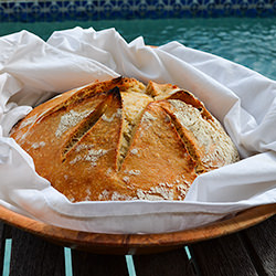 Golden Sourdough Boule - Recipe photo by theflyingone