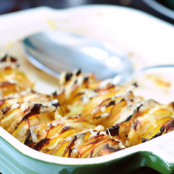 Potato & Celeriac Gratin - Recipe photo by DailySpud