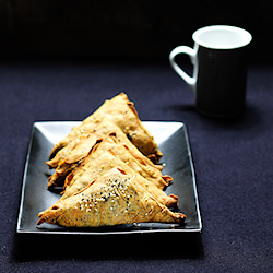 Phyllo Pie with Tofu and Leeks - Recipe photo by Zoka
