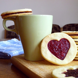 Biscuits with Jam - Recipe photo by Nutka Slodyczy