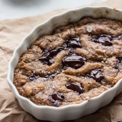 Deep-Dish Vegan Cookie - Recipe photo by topwithcinnamon