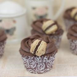 Coffee-Chocolate Cupcake&Macarons - Recipe photo by alma_objetivocupcake