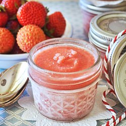 Strawberry Lychee Sorbet - Recipe photo by jamieanne