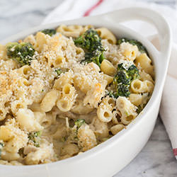 Chicken Divan Mac and Cheese - Recipe photo by FoodieCrush