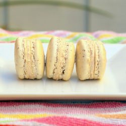 Hazelnut Macarons w Praline Buttercream - Recipe photo by Mary-Yums
