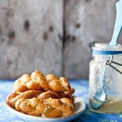 Braided Tea Olive Infused Donuts - Recipe photo by SaltedandStyled