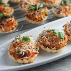 Mini Buffalo Chicken Pot Pies - Recipe photo by Whitney Bond