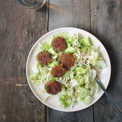Winter Squash Baked Falafel - Recipe photo by GoodFoodBlog