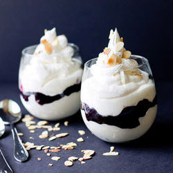 Blueberry Creme Parfait - Recipe photo by The Midnight Baker
