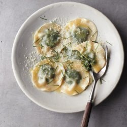Wild Herb Ravioli - Recipe photo by GardenTherapy