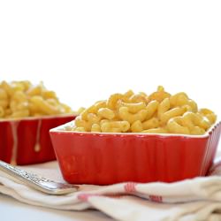 Skinny Macaroni and Cheese - Recipe photo by Blessthismess