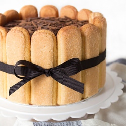Tiramisu Charlotte - Recipe photo by bakeandbait