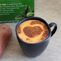 Sweet Potato Green Tea Latte - Recipe photo by Whitney Bond