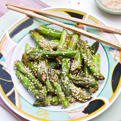 Asparagus Stir-Fry - Recipe photo by nancy baggett-kitchenlane