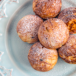 Chocolate-Filled Aebleskivers - Recipe photo by MessyBaker