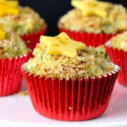 Mac and Cheese Broccoli Cupcakes - Recipe photo by Hanielas