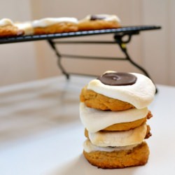 Peanut Butter S'more Cookies - Recipe photo by thepreppedchef