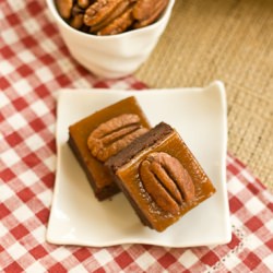Turtle Brownies - Recipe photo by thatskinnychickcanbake
