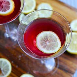 Cranberry Lemon Martini - Recipe photo by yoursouthernpeach