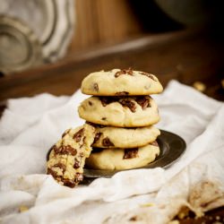 Peanut Butter Choc Chip Cookies - Recipe photo by Little Box Brownie