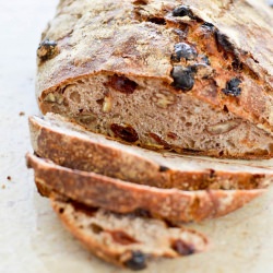 No Knead Cherry Pecan Bread - Recipe photo by knittybaker