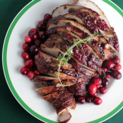 Cranberry Glazed Turkey Breast - Recipe photo by Whitney Bond