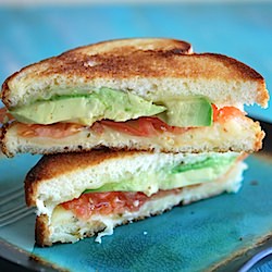 Grilled Cheese w/ Avocado & Tomato - Recipe photo by theculinarychronicles