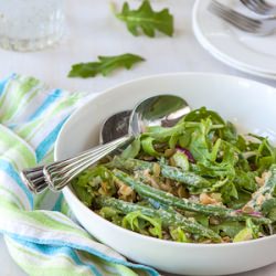 Green Bean Salad with Miso Dressing - Recipe photo by delicieux